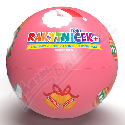 Rakytníček želatinky koule růžová 2021 50 ks