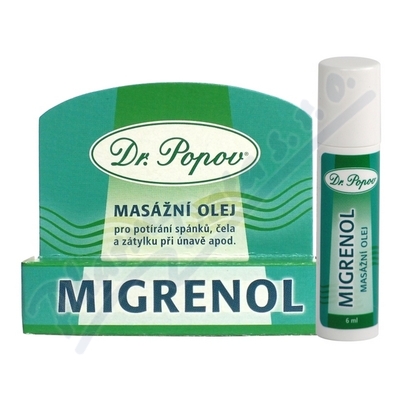 Migrenol Roll-on masážní olej Dr.Popov 6 ml