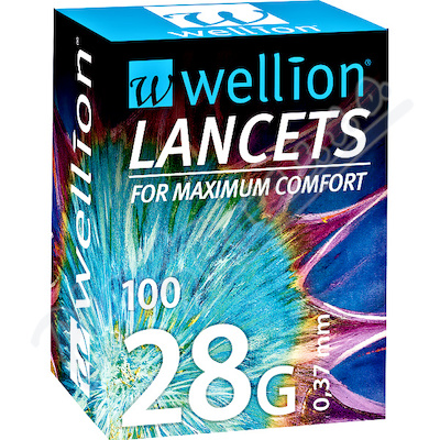 Lancety wellion, jednorázová, sterilní—100 ks