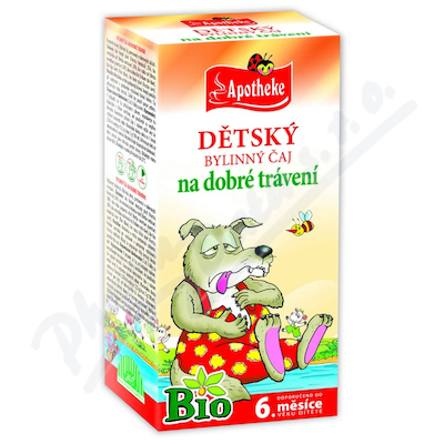 Apotheke Dětský čaj BIO dobré trávení—20x1,5 g