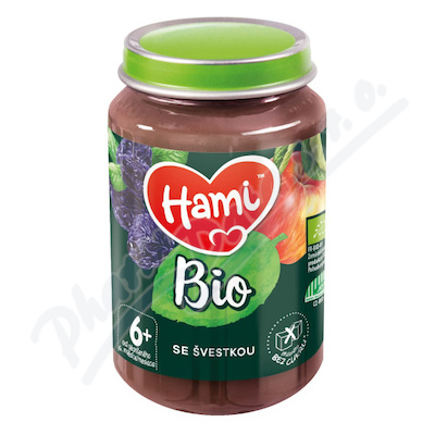 Hami ovocný příkrm se švestkou BIO 6+—190 g