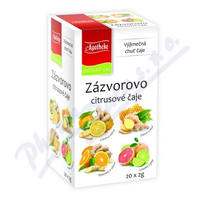 Apotheke Zázvorovo citrusové čaje 4v1—20x 2 g