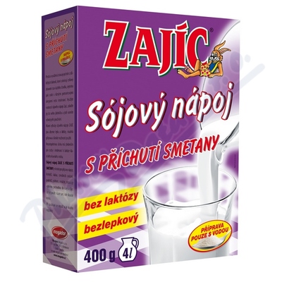 Zajíc Sójový nápoj s příchutí smetany—400 g