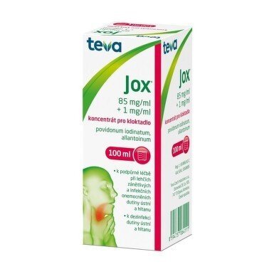 Jox Koncentrát pro přípravu kloktadla 100 ml—AKCE - expirace 5/25 (10 ks k objednání)