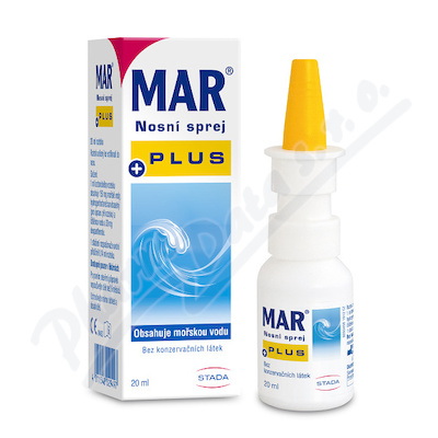 MAR Plus mořská voda s dexpanthenolem—nosní sprej 20 ml