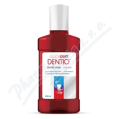 Glucadent Dentio CHD 0.12 ústní voda—250 ml