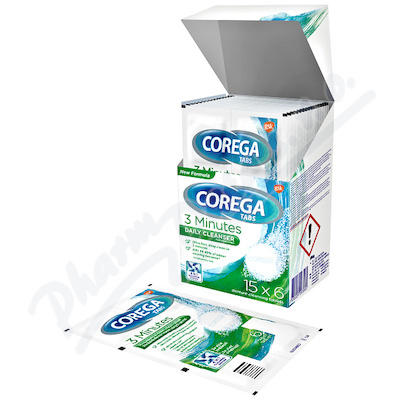 Corega Tabs 3 Minutes Daily cleanser 6 ks