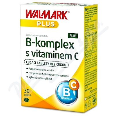 Walmark B-komplex PLUS s vitaminem C—30 tablet