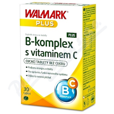Walmark B-komplex PLUS s vitaminem C —30 tablet