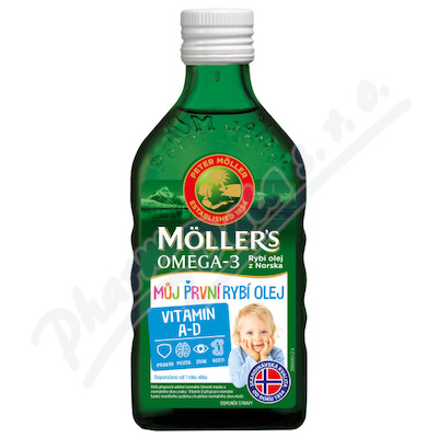 Mollers Omega 3 Můj první rybí olej—250 ml