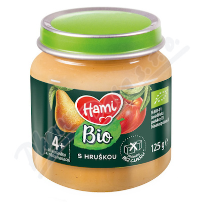 Hami ovocný příkrm s hruškou BIO 4+—125 g