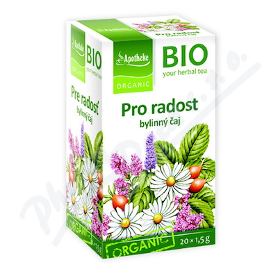 Apotheke BIO Pro radost bylinný čaj—nálevové sáčky 20x1,5 g