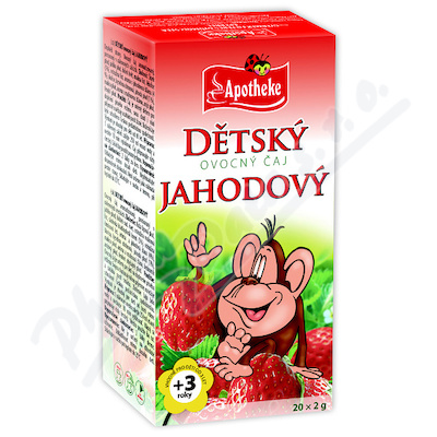 Apotheke Dětský ovocný čaj jahodový—20x2 g