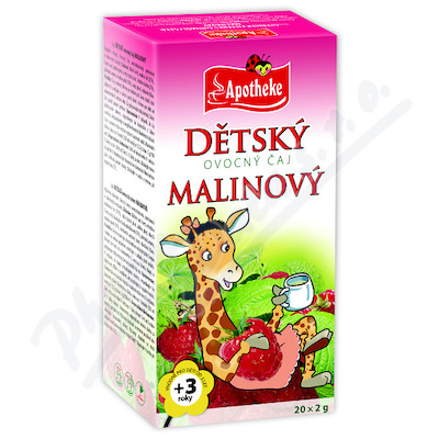 Apotheke Dětský ovocný čaj malinový—20x2 g