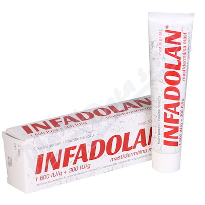 Infadolan 1600 IU/g + 300 IU/g mast 30 g