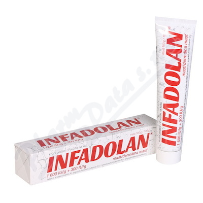 Infadolan 1600 IU/g + 300 IU/g mast—100 g