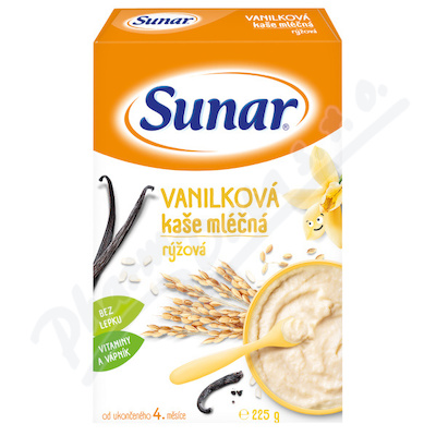 Sunar Vanilková kaše mléčná rýžová—225g