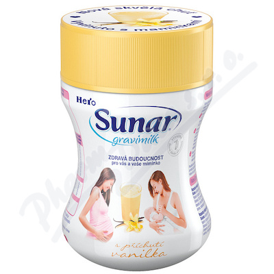 Sunar Gravimilk s přichutí vanilka—300 g (nový)
