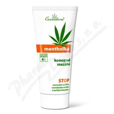 Cannaderm Mentholka konopné mazání—200 ml