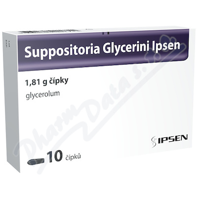 Suppositoria Glycerini Ipsen 1,81g—čípky 10 ks