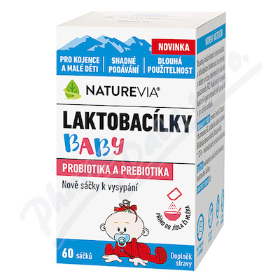 Swiss NatureVia Laktobacílky baby—60 sáčků