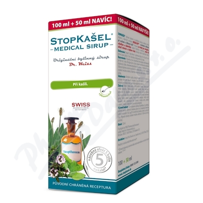 Dr. Weiss STOPKAŠEL Medical sirup—100+50 ml navíc