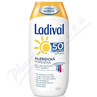 Ladival OF 50+ Gel alergická kůže—200 ml