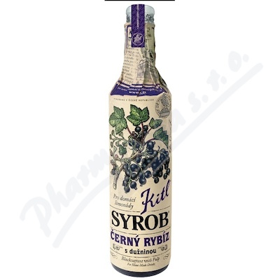 Kitl Syrob Černý Rybíz s dužninou—500 ml