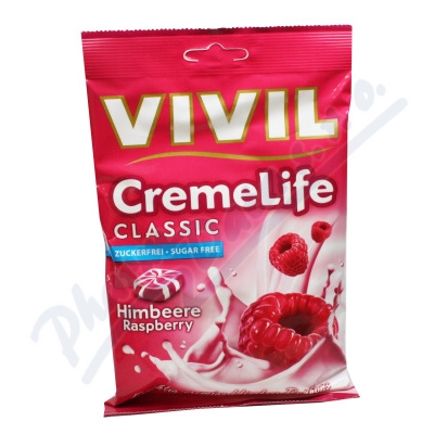 Vivil Creme life Malina bez cukru—bonbony 110 g