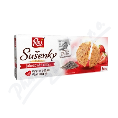 Sušenky grahamové jahodové s chia—120 g