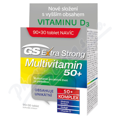 GS Extra Strong Multivitamin 50+—120 tablet