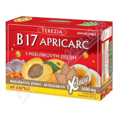 B17 Apricars s meruňkovým olejem—60 kapslí