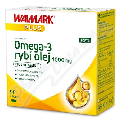 Walmark Omega-3 rybí olej 1000mg—90 tobolek