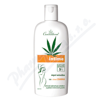 Cannaderm Intime NEW mycí emulze—150+ 50ml zdarma