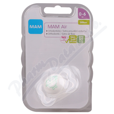 MAM Dudlík Mini Air 0-6m silikon—1 ks