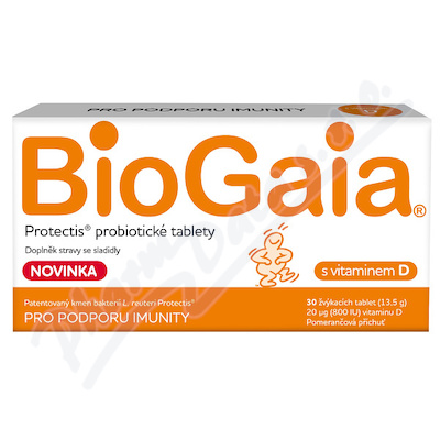 BioGaia Protectis s vitaminem D—30 tablet