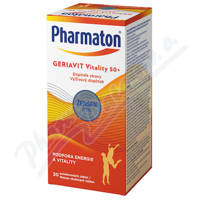 Pharmaton Geriavit Vitality 50+—30 tablet