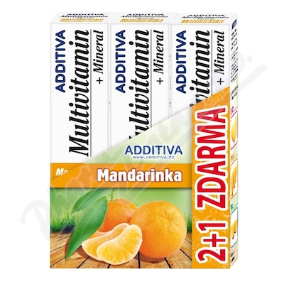 Sada Additiva MM 2+1 mandarinka—šumivé tablety 30x20ks