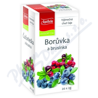 Apotheke Borůvka a brusinka čaj—20x2 g