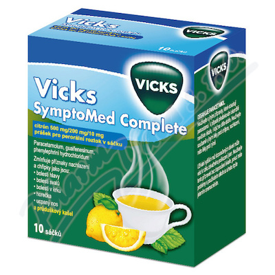 Vicks Symptomed Complete citron—10 sáčků