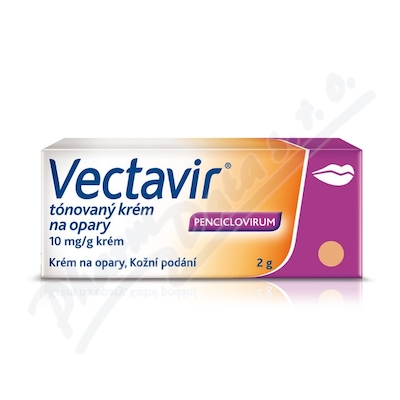 Vectavir tónovany krém na opary—krém 2 g