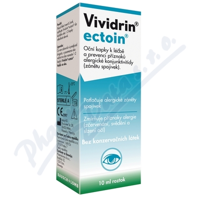 Vividrin ectoin oční kapky 10ml—oční kapky 10 ml