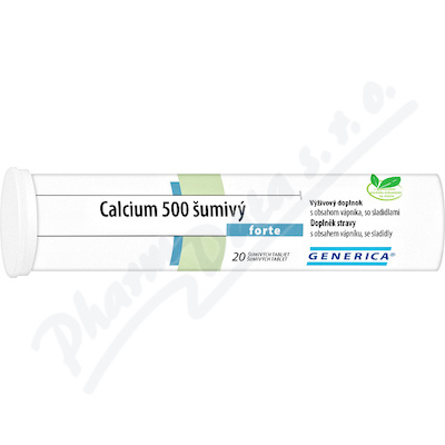 Calcium 500 Sum.Forte Generica—20 šumivých tablet
