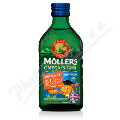 Mollers Omega 3 Ovocná příchuť—250 ml