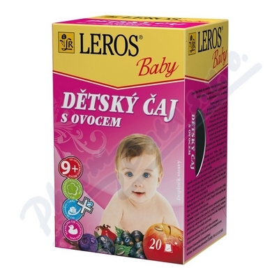 Leros Baby Dětský čaj s ovocem—20x 2 g