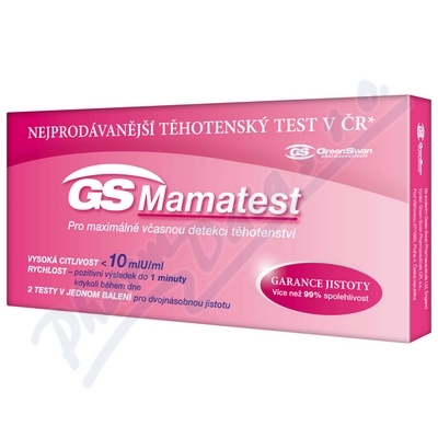 GS Mamatest 10 Těhotenský test—2 ks
