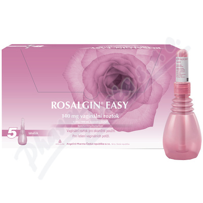 Rosalgin Easy vaginální roztok—5 x 140ml