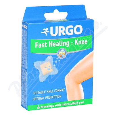 Urgo Fast Healing-Knee Kolena hydrokoloidní náplast 6 ks