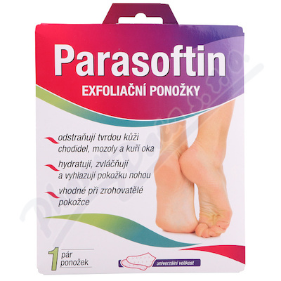 Parasoftin exfoliační ponožky—1 pár