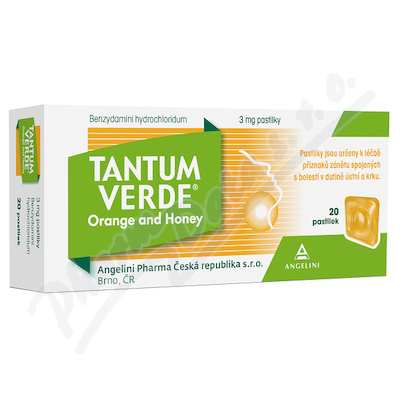 Tantum Verde Orange and Honey—20 x 3 mg